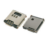 フリップ マイクロSimカード コネクター、MS/メモリ・カードのソケットによって評価される流れ0.5 Aに金属をかぶせて下さい
