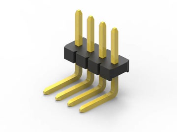 右角メスピンヘッダーコネクタ 1.27mmピッチ 2ピンから80ピン