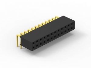 女性PCBヘッダーコネクタ ゴールドフラッシュ PBT素材 絶縁抵抗