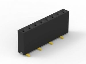 単列女性ヘッダーコネクタ SMTタイプ 高さ3.56mm 電流評価2.0AMP