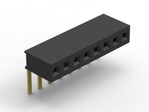 6ピンから40ピン 女性ヘッダ接続器 1.27mm ピッチブラック 耐久性