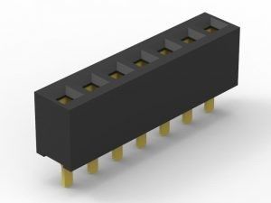 単列女性PCBボードコネクタ 1 - 50 PIN数字回路ボードコネクタ