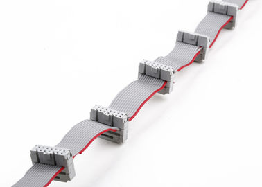 FCC 16ピンのフラットリボンケーブル組立て 2.54mm IDCソケット RoHs素材