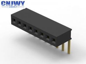 6ピンから40ピン 女性ヘッダ接続器 1.27mm ピッチブラック 耐久性