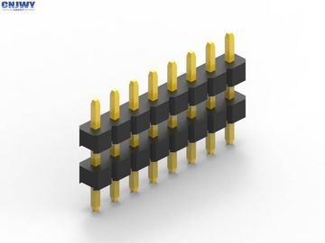 10ピン2.54mmピッチ 男性ピンヘッダーコネクタ 接触抵抗 20mΩ マックス