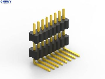1.27mmピッチPCBヘッダーコネクタ コンカブ折りたたみシングルライン ダブルプラスチック