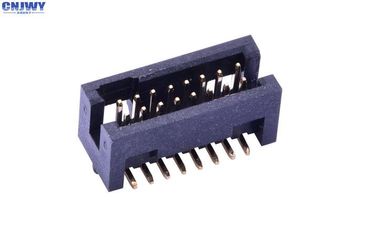 1.27mm PCB 14ピン ボックス ヘッダー コネクタ 表面マウント ナイロン 6T ブラック