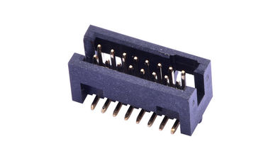 1.27mm PCB 14ピン ボックス ヘッダー コネクタ 表面マウント ナイロン 6T ブラック