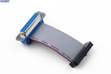 D サブ 15 Ways 女性 14ピンリボンケーブル,カスタム 2mm ピッチハードディスクデータケーブル
