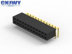 女性PCBヘッダーコネクタ ゴールドフラッシュ PBT素材 絶縁抵抗