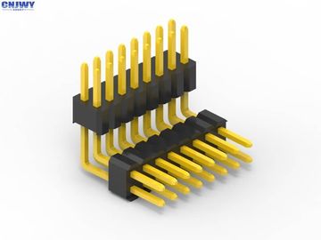 ゴールドフラッシュ 3U'' サーキットボードピンコネクタ,ダブルプラスチック右角PCBコネクタ