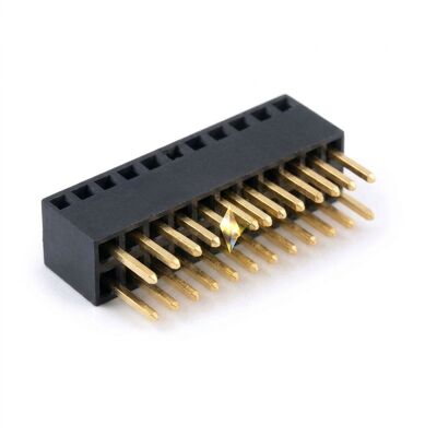 1.00mmピッチ単列直角メスヘッダコネクタ水平PCBマウントソケット