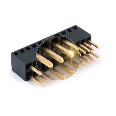 2.54mmピッチ高電流5Aデュアルコンタクトメスヘッダコネクタ電源PCBソケット