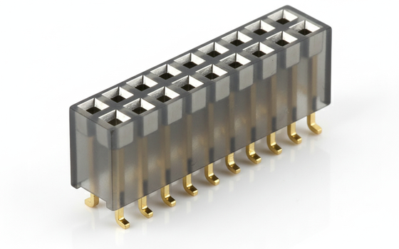 2x20P メスヘッダーコネクタ 2.54mmピッチ 3A定格電流