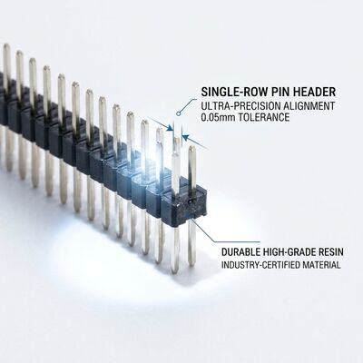 表面マウント 単列 男性ピンヘッダーコネクタ 2.54mm ピッチ SMT PCBボードマウント