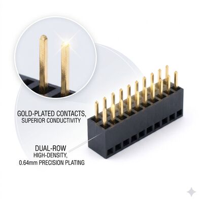 0.8 ミリメートルピッチファインピッチメザニンメスヘッダコネクタデュアルロウ 2x30P スタッキング PCB ソケット
